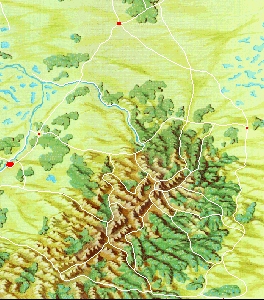 Karte des Finsterkamms