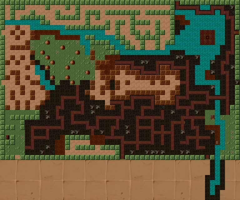 Karte des Sumpfes